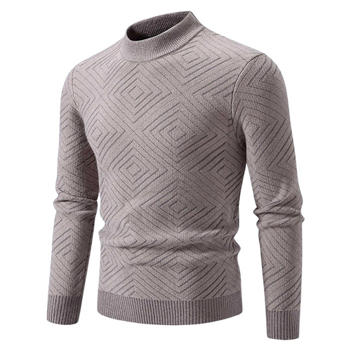 Levoire | Slim Model Round Neck Long Sleeve Sweater For Comfort