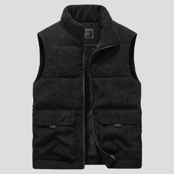 Levoire | Vestes Matelassées, Cordura, Fermeture Éclair, Vêtements D'Extérieur, Vêtements Pour Hommes Noir