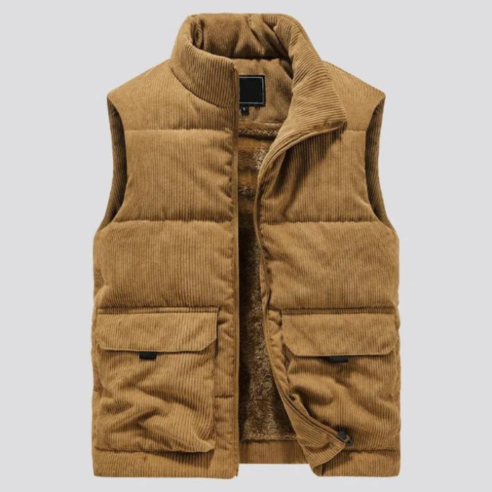 Levoire | Vestes Matelassées, Cordura, Fermeture Éclair, Vêtements D'Extérieur, Vêtements Pour Hommes Camel