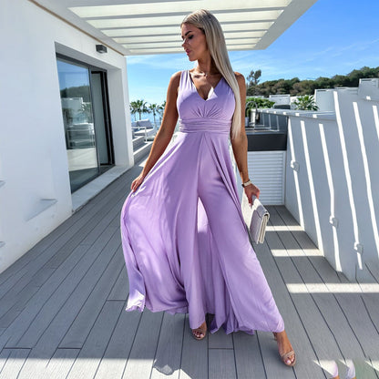Levoire | Élégant combinaison coupe chic parfaite Violet
