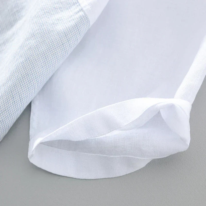 Levoire | Chemise En Lin Patched Hommes