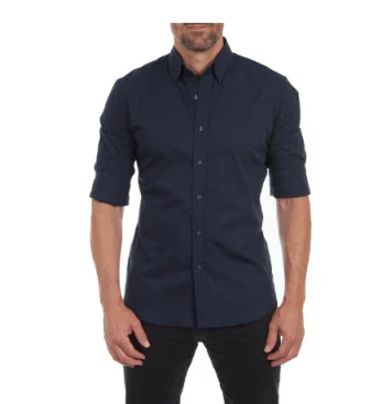 Levoire | Chemise Élégante À Coupe Slim Bleue