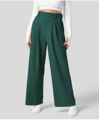 Levoire | Pantalon Ample Pour Toutes Occasions Vert Foncé