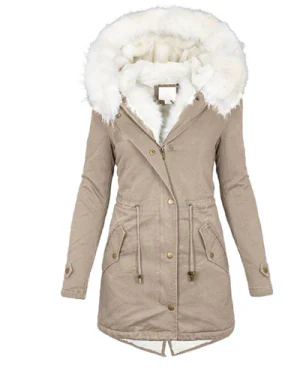 Levoire | Parka D'Hiver Pour Femmes Kaki