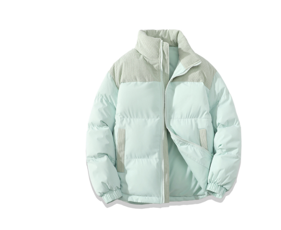 Levoire | Veste D'Hiver Chaude Au Design Moderne Vert clair