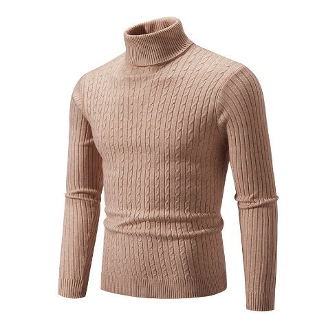 Levoire | Pull Col Roulé Pour Homme | Hiver Beige