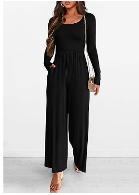 Levoire | Jumpsuit Élégant Et Confortable Pour Femmes Noir