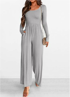 Levoire | Jumpsuit Élégant Et Confortable Pour Femmes Gris