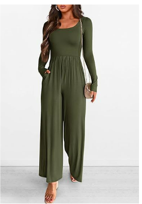 Levoire | Jumpsuit Élégant Et Confortable Pour Femmes Vert