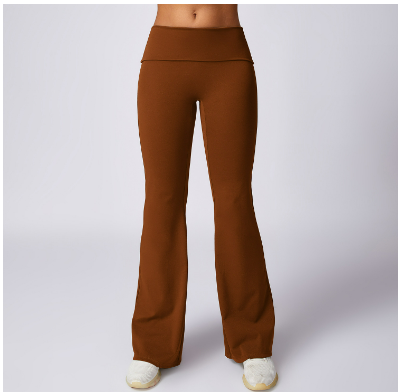 Levoire | Pantalon De Yoga Pour Femmes Confortable Avec Taille Basse Braun