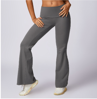 Levoire | Pantalon De Yoga Pour Femmes Confortable Avec Taille Basse Gris