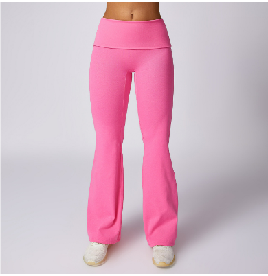 Levoire | Pantalon De Yoga Pour Femmes Confortable Avec Taille Basse Rosa