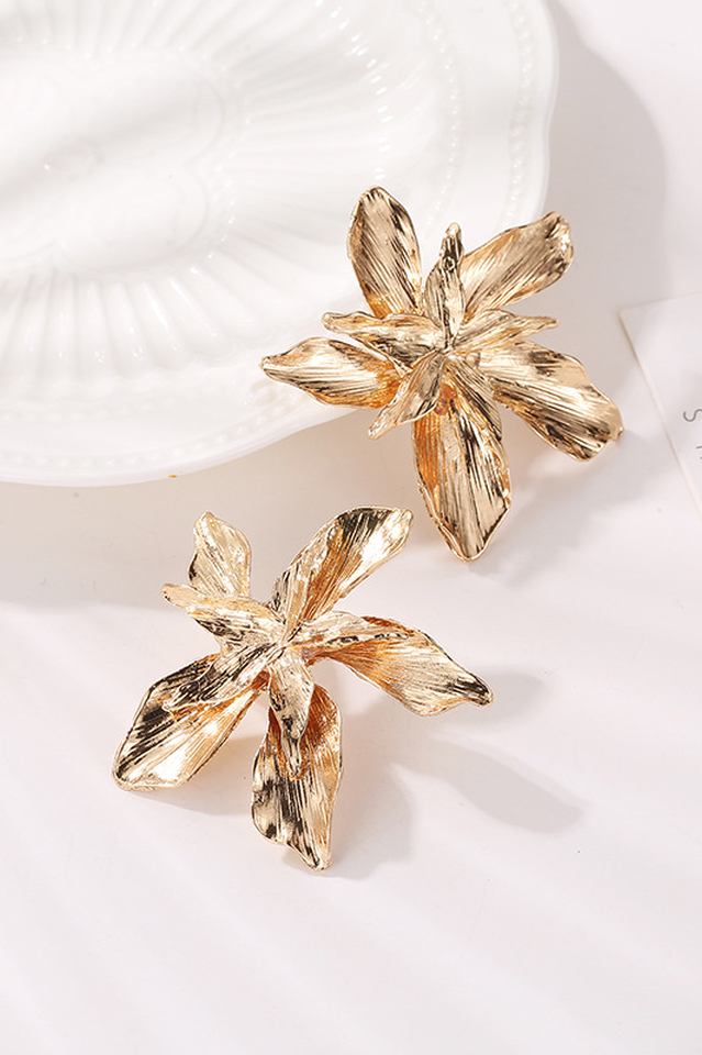 Levoire | Grandes Boucles D'Oreilles Fleuries Ou
