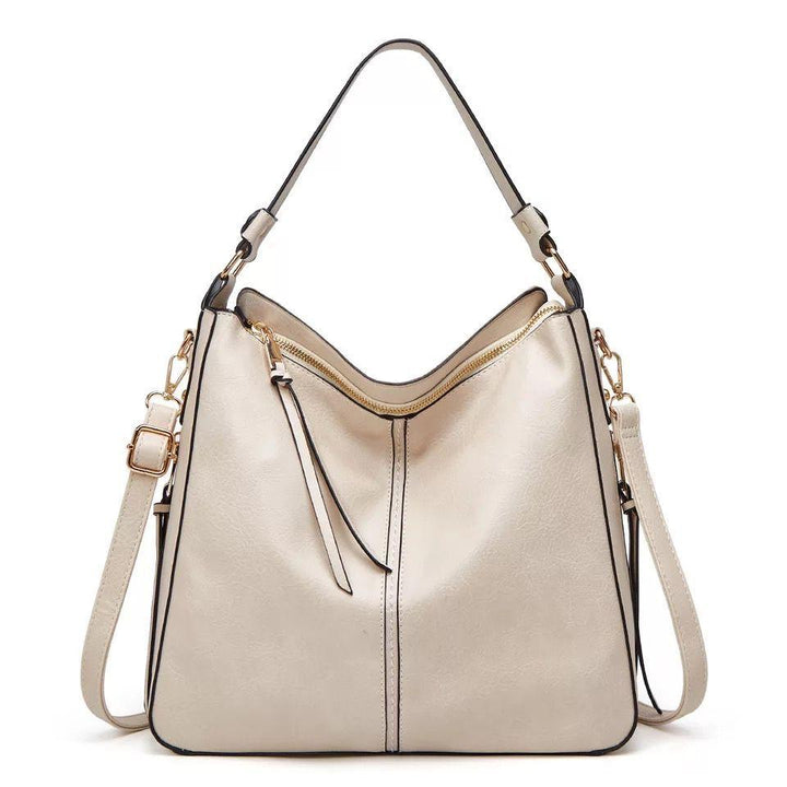 Levoire | Sac En Cuir Avec Grande Capacité Et Poches Latérales Blanc