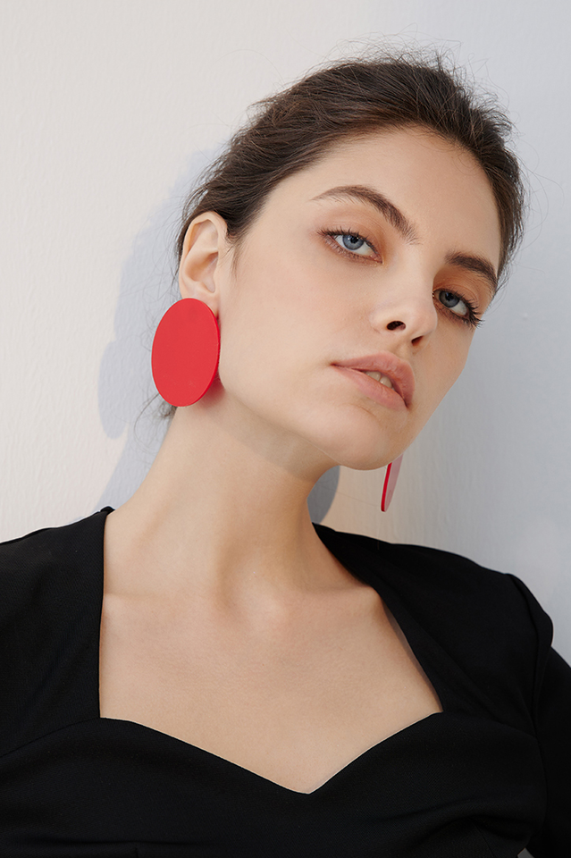 Levoire | Bague En Acrylique Coloré Boucles D'Oreilles