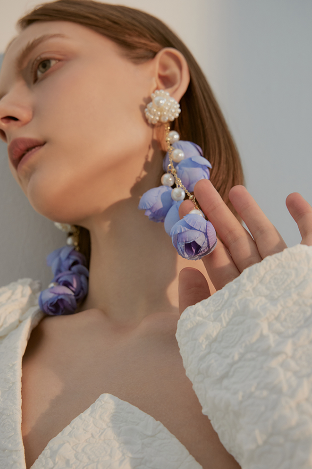 Levoire | Boucles D'Oreilles En Forme De Fleur Élégantes