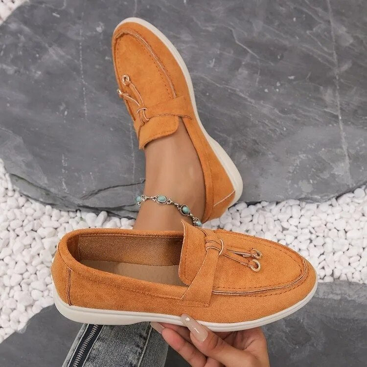 Levoire | Belles Mocassins Pour Femmes Orange