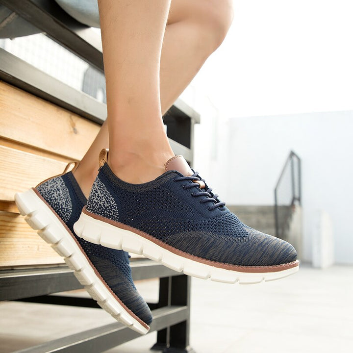 Levoire | Baskets En Tricot Confortables Bleu