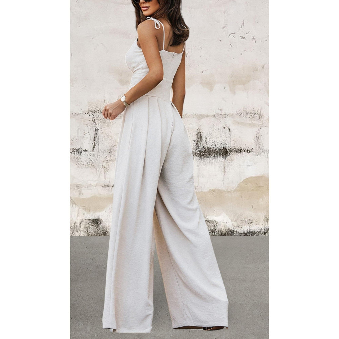 Levoire | Bretelles Spaghetti Taille Haute Pantalon Large