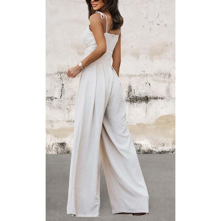 Levoire | Bretelles Spaghetti Taille Haute Pantalon Large