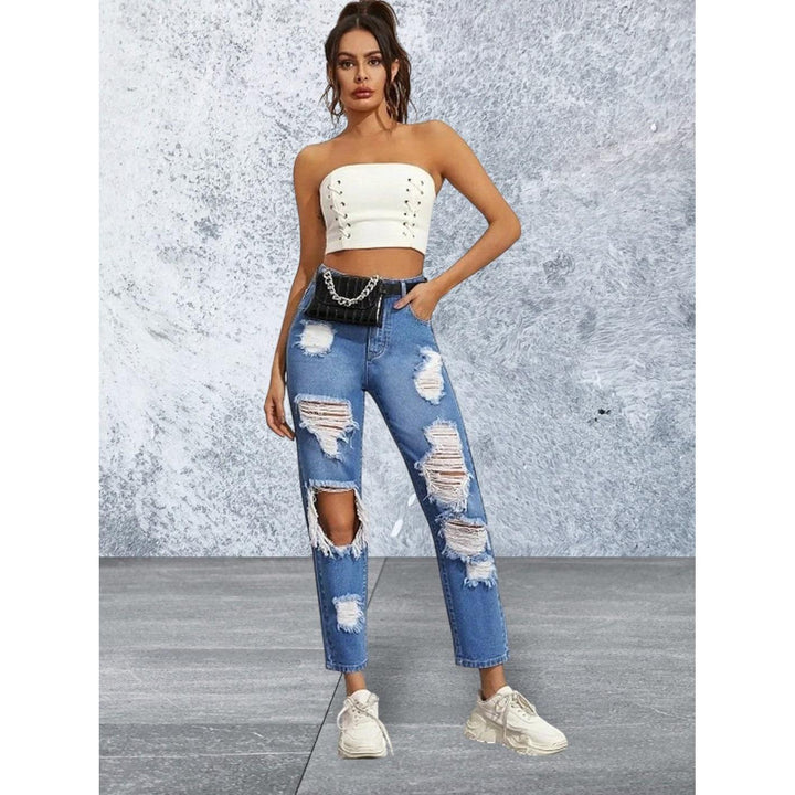 Levoire | Robe Bandeau Sans Manches Avec Coupe Cintrée