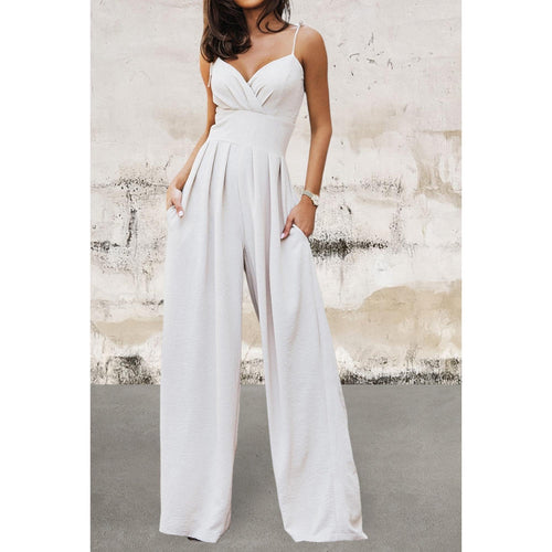 Levoire | Bretelles Spaghetti Taille Haute Pantalon Large