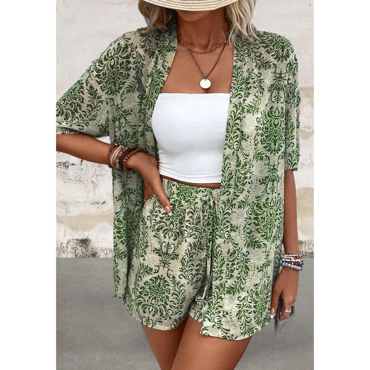 Levoire | Grande Taille Robe Maxi Sans Manches Verte