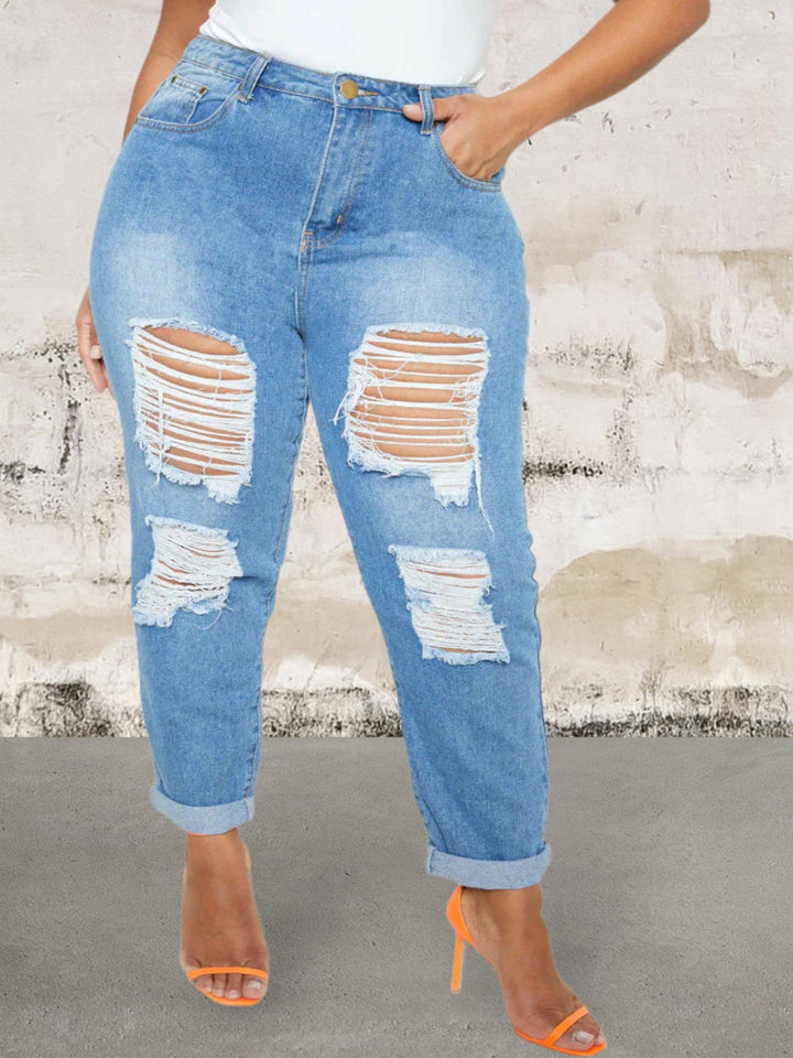 Levoire | Jeans Pour Femmes Avec Détail Déchiré