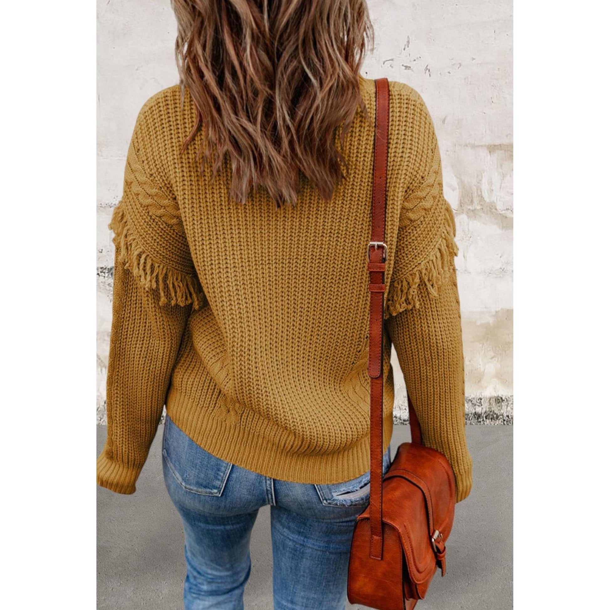 Levoire | Taille Grande Pull En Tricot À Manches Longues Avec Col Haut