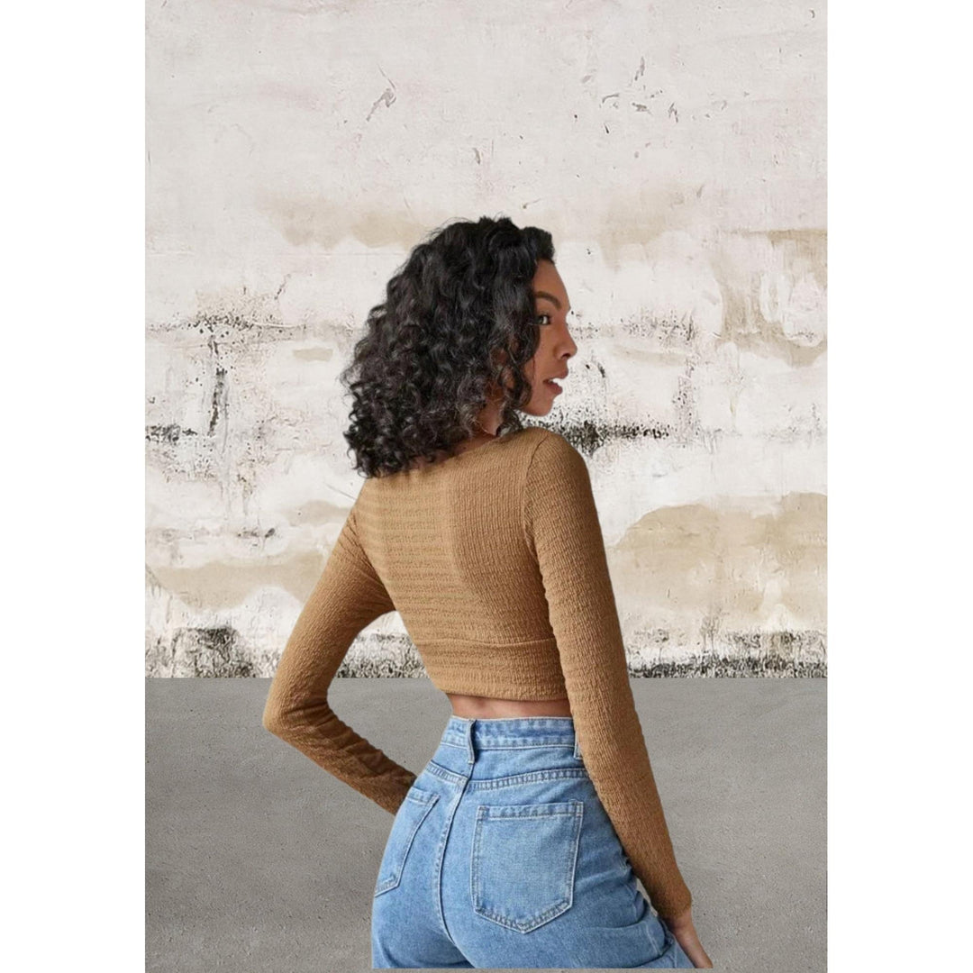 Levoire | Grande Taille Manches Longues Robe À Paillettes Décolleté En V