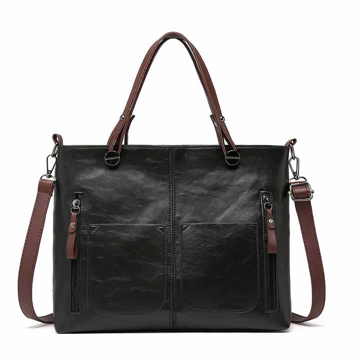 Levoire | Sac À Épaule De Style Vintage Noir