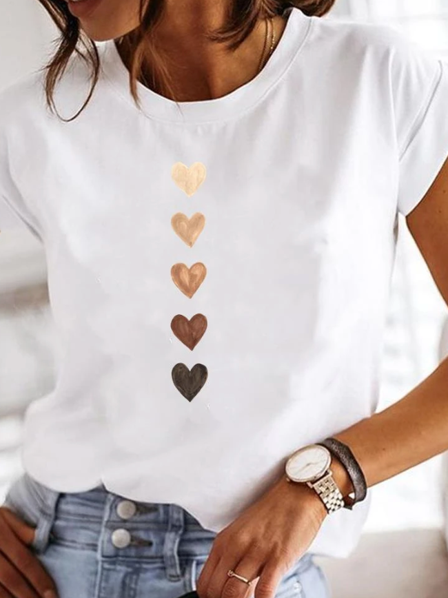 Levoire | T-Shirt Imprimé Cœurs