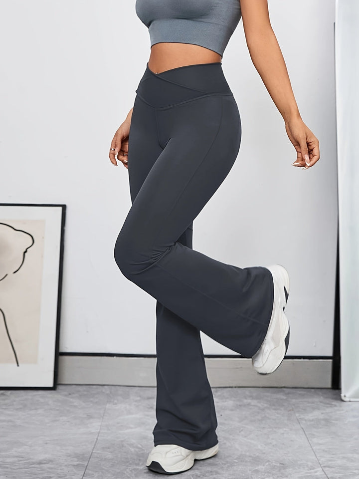 Levoire | Pantalon De Yoga Taille Haute Avec Design Croisé