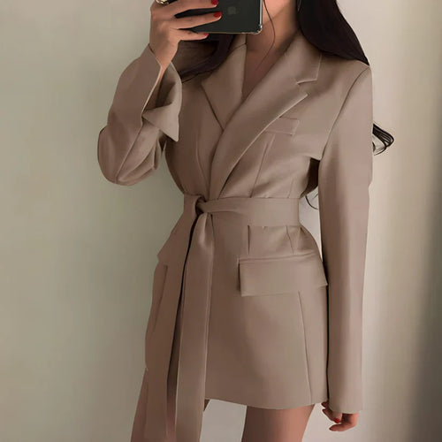 Levoire | Blazer Élégant Avec Ceinture