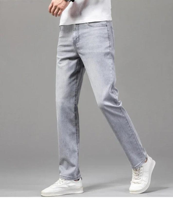 Levoire | Coupe Droite Jean Décontracté Pour Homme Gris clair