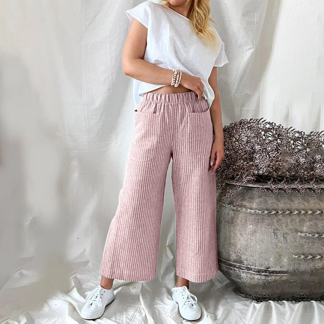 Levoire | Pantalons De Course Rentokangas À Rayures