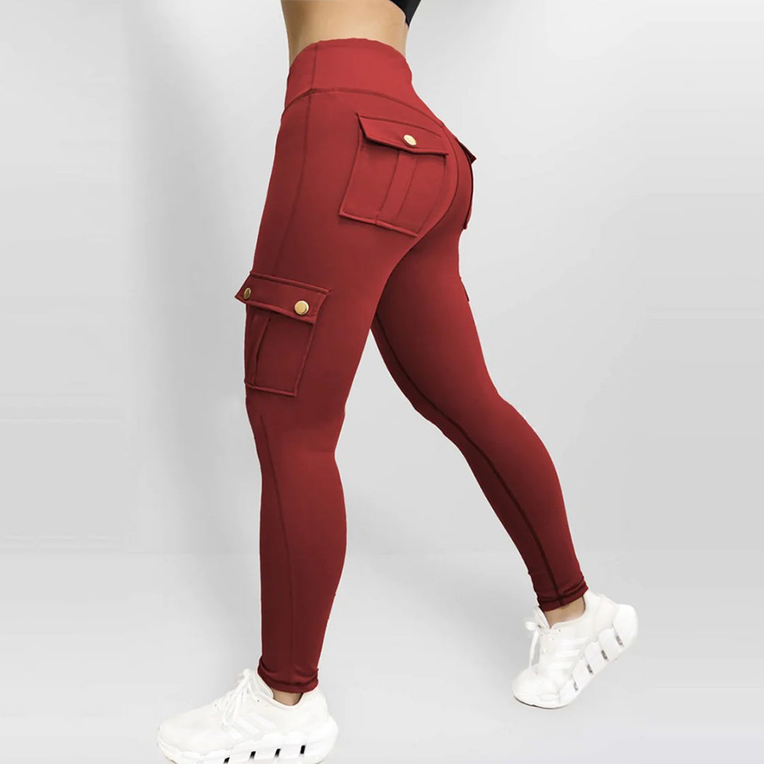 Levoire | Leggings Avec Poches Utilitaires Rot