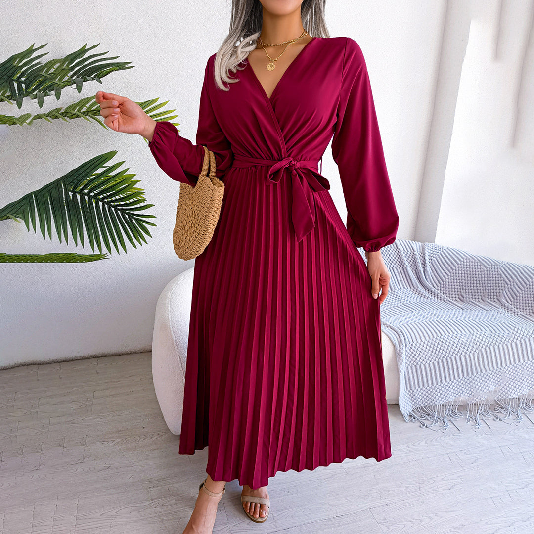 Levoire | plissée chic pour femmes Rouge