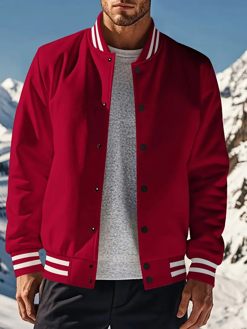 Levoire | Coupe-Vent Polaire Pour Hommes Rouge