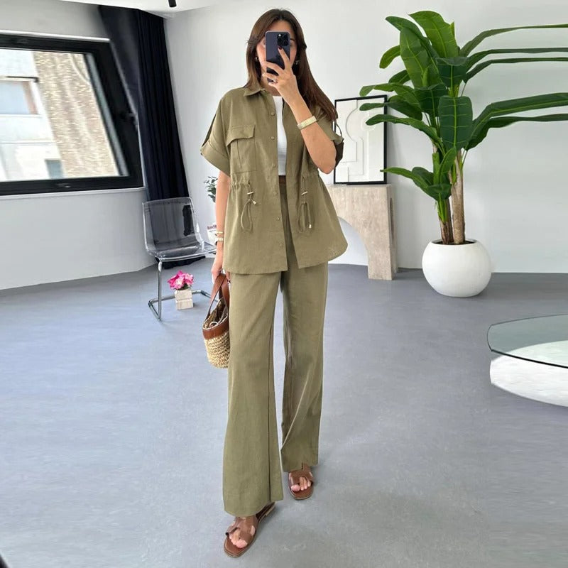 Levoire | Ensemble D'Été Pour Femmes En Deux Pièces Vert