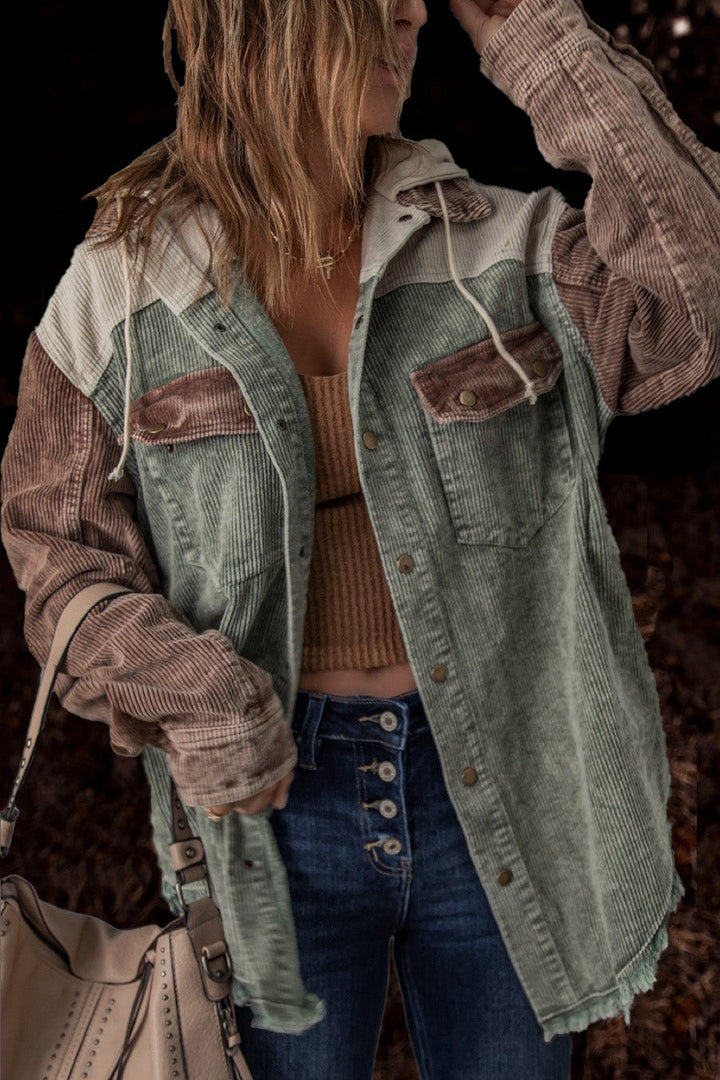 Levoire | Sweatshirt À Manches Longues Avec Cordons Et Boutons Vert