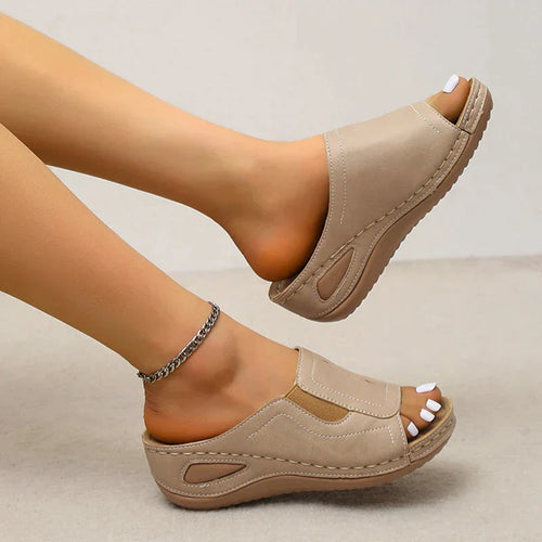 Levoire | Sandale À Talons Compensés Orthopédique Décontractée Pour Femmes