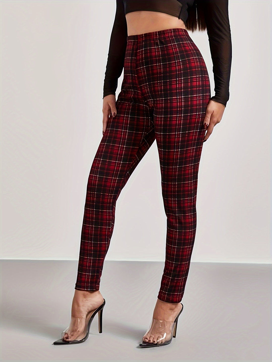 Levoire | Imprimé Leggings Skinny À Taille Haute Pour Femmes