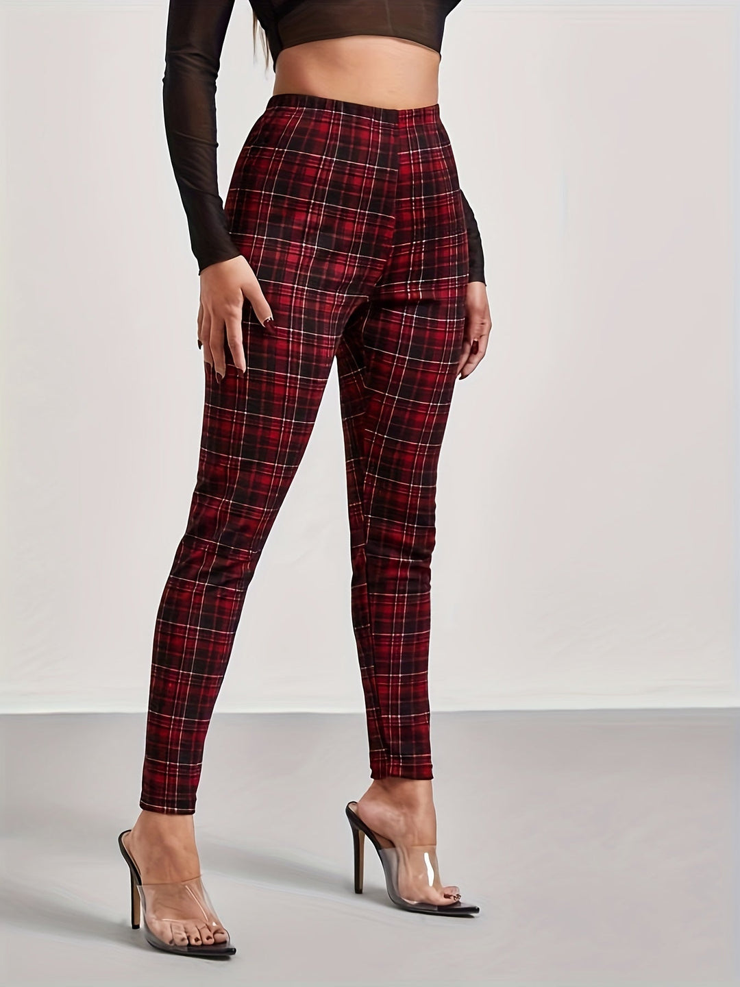 Levoire | Imprimé Leggings Skinny À Taille Haute Pour Femmes