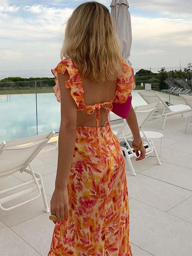Levoire | Robe D'été Colorée Pour Femme - Maxi