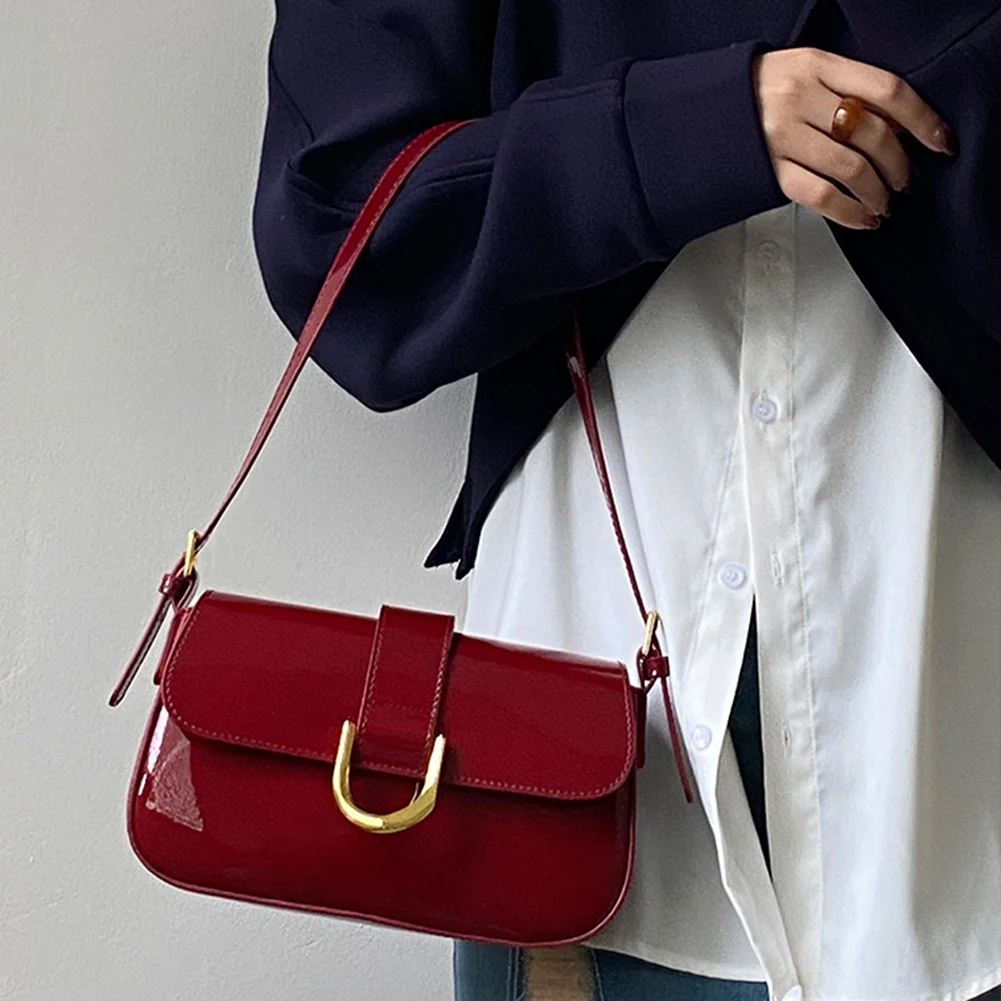 Levoire | Sac À Bandoulière En Cuir Rouge Rétro