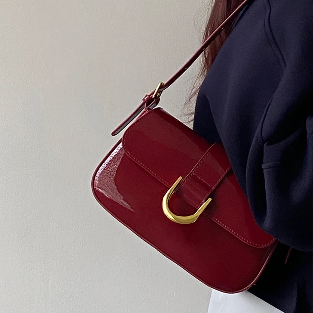 Levoire | Sac À Bandoulière En Cuir Rouge Rétro