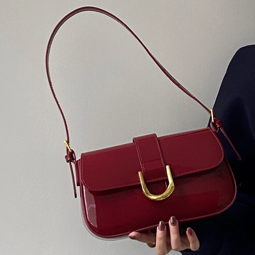 Levoire | Sac À Bandoulière En Cuir Rouge Rétro