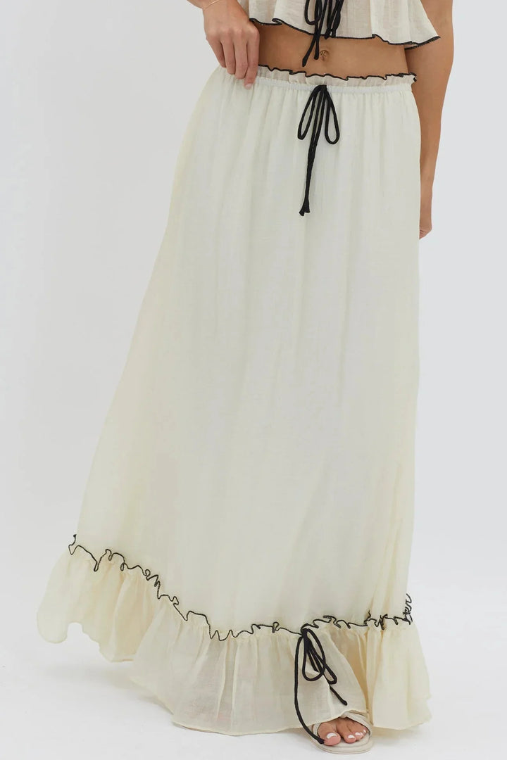 Levoire | Ensemble Top Maxi Manches Nouvelles Vêtements D'Été Ensemble Deux Pièces