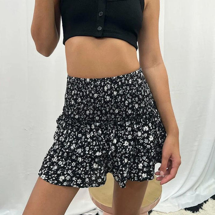 Levoire | Printemps/Été Jupe Fleur Noire